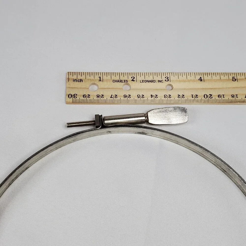 VTG 7.75” Metal Embroidery Hoop Needle Point Adjustable Screw - Picture 7 of 8